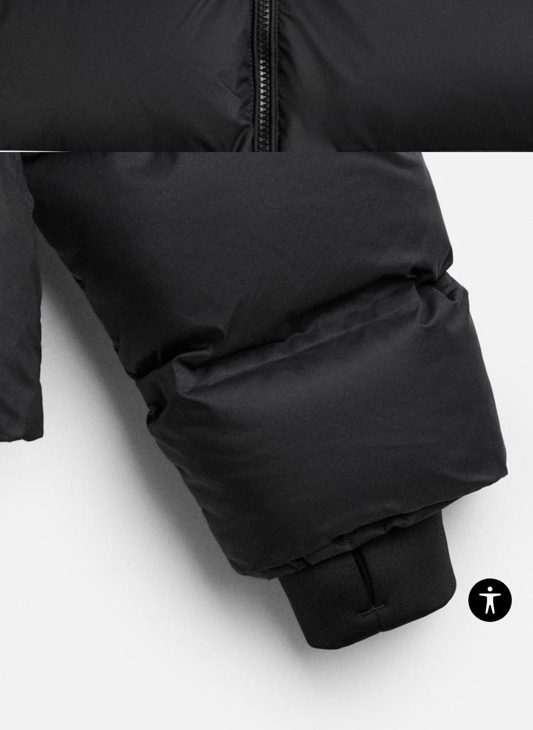 Пуховик ZARA мужской