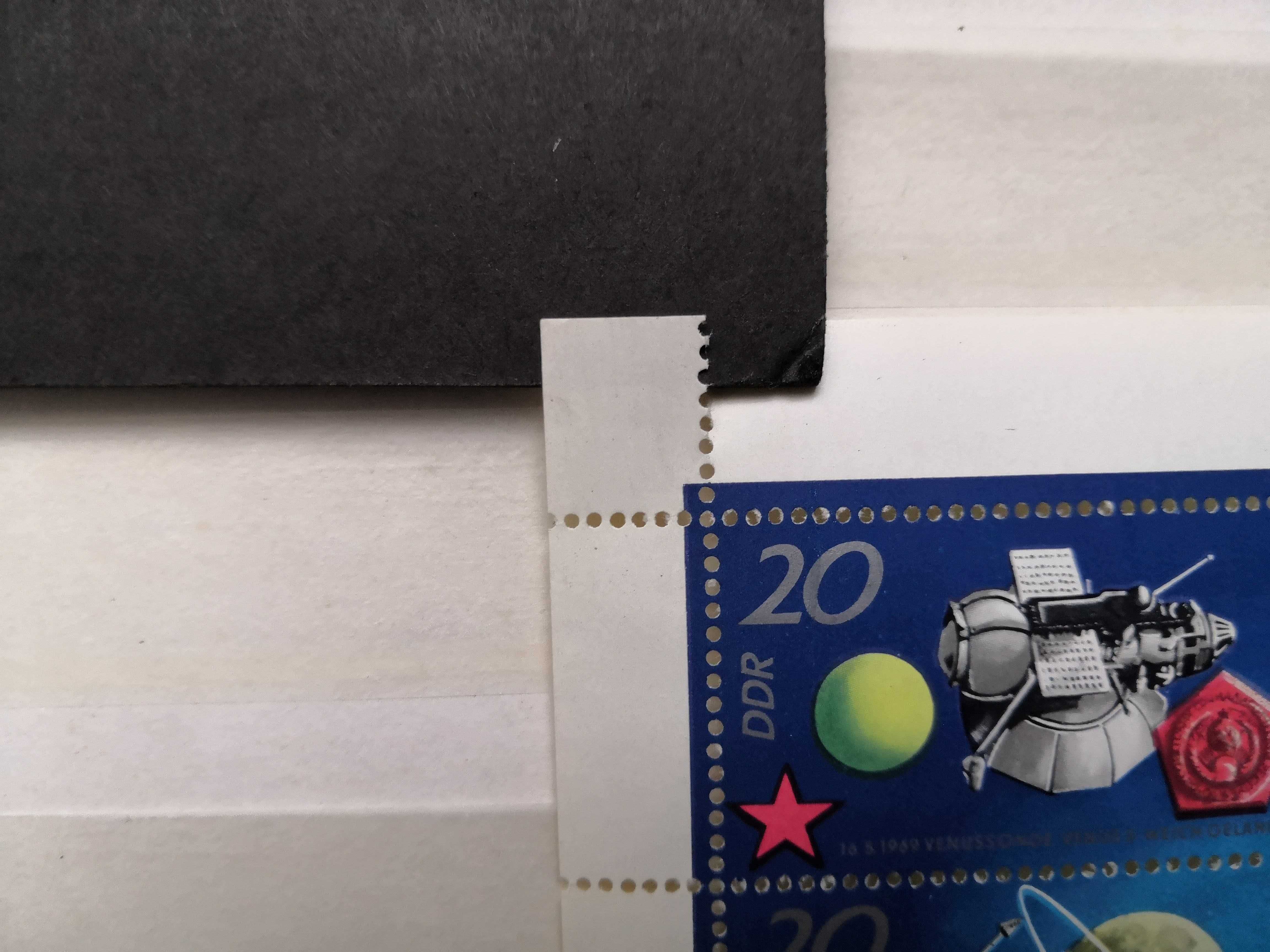Znaczki pocztowe: DDR 1971 r., Numer Michel 1636_1643 arkusik czysty