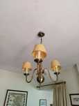 Candeeiro tecto bronze