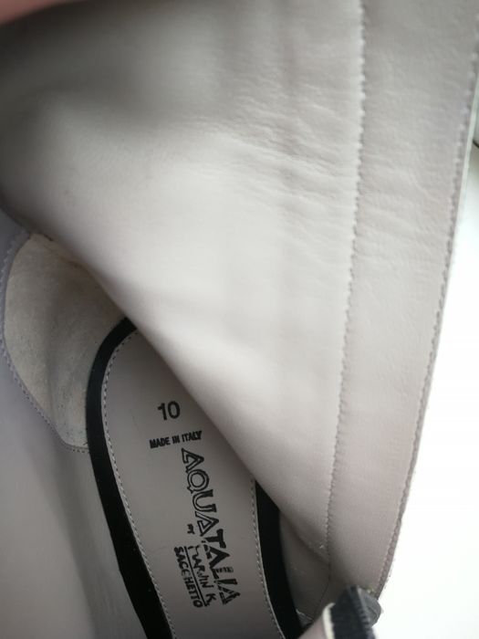 Модные итальянские кожаные ботильоны Aquatalia