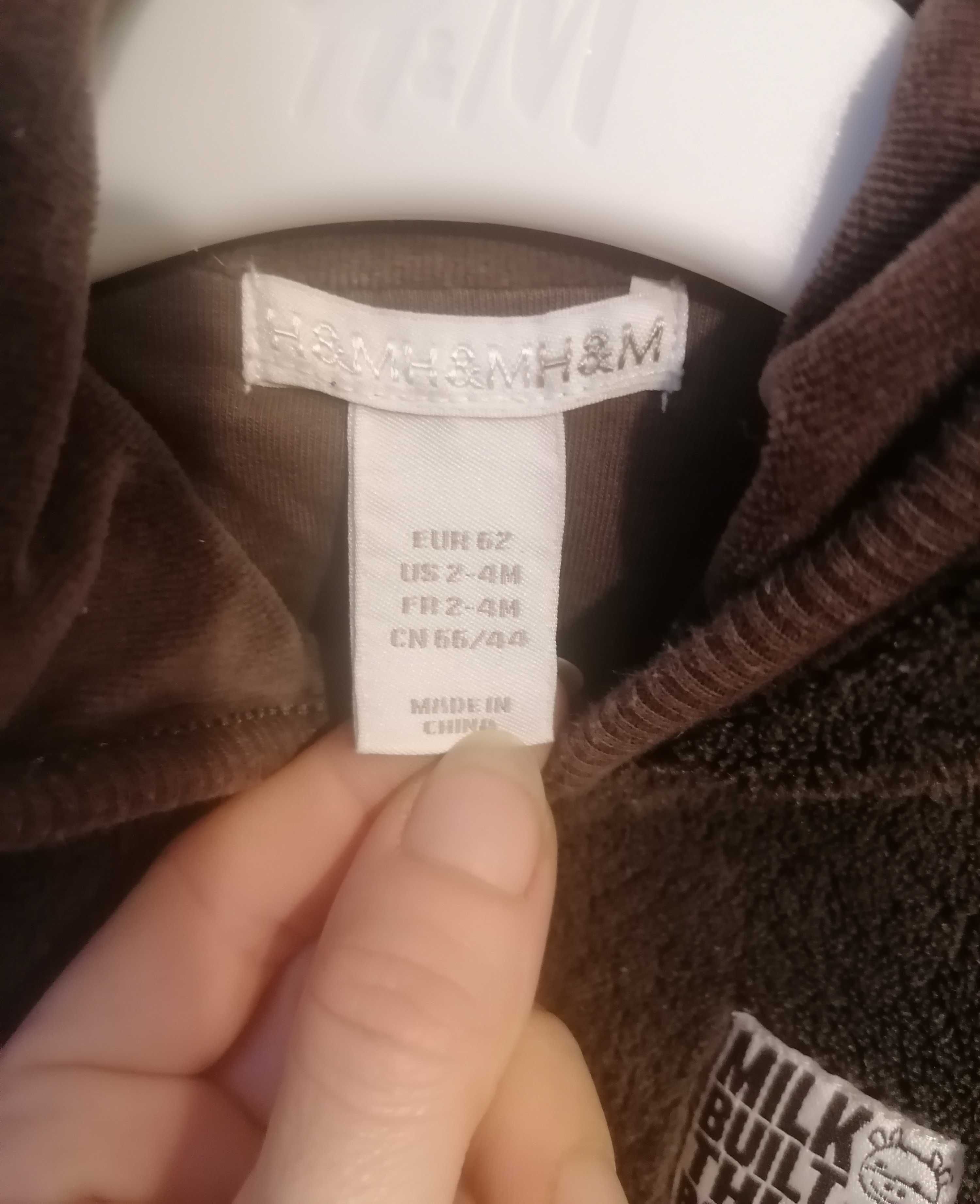 Polarowa misiowa bluza miś rozm. 62 H&M