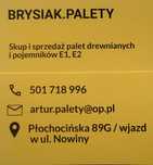 Nowy Skup palet Warszawa ul Płochocińska 89g