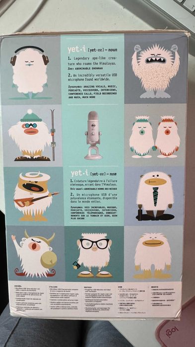 Мікрофон Blue Microphones Yeti White + штатив + поп фільтр