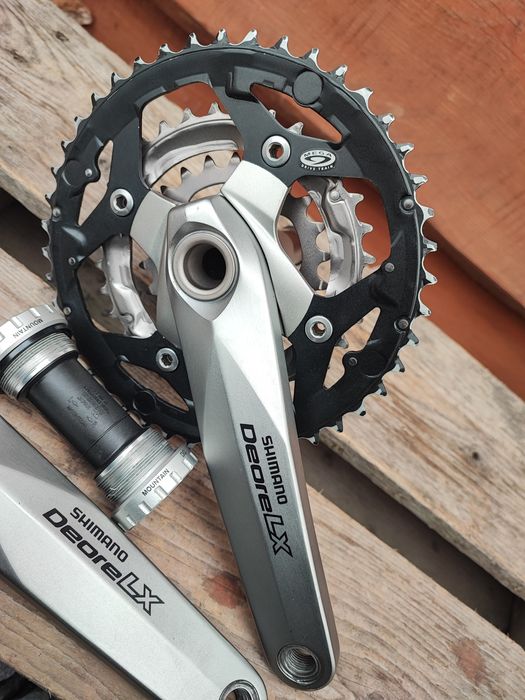 Korba rowerowa Shimano Deore LX M580 175mm Retro MTB ładny stan