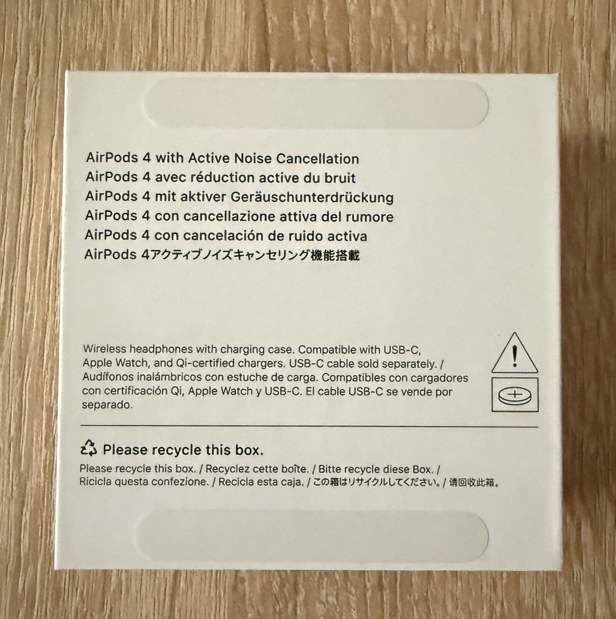 Apple Airpods 4 with Active Noise Cancellation