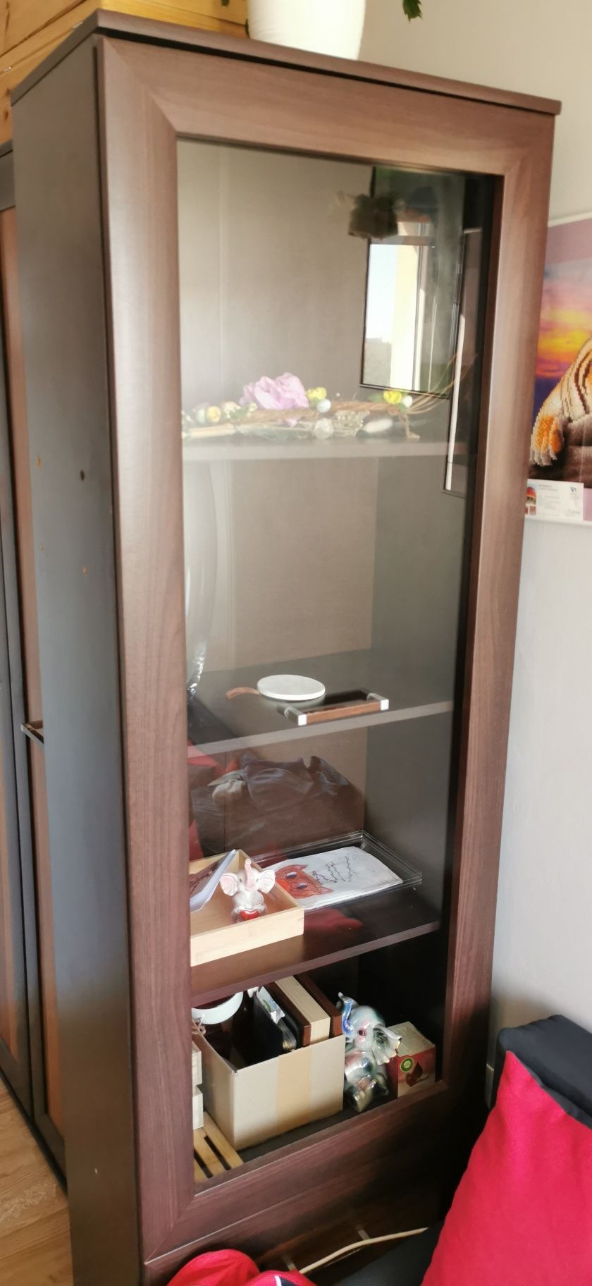 Meble zestaw  , szafa, witryna, barek z szufladami, niska "komoda"