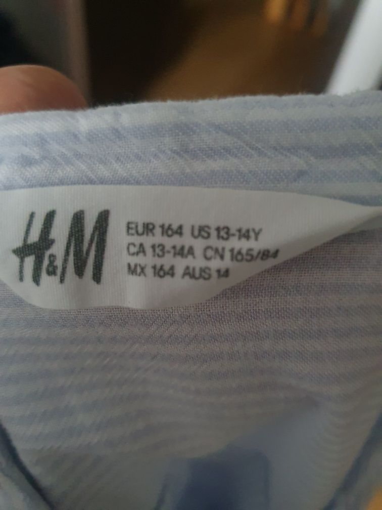 Koszula bluzka dziewczęca 164 H&M paski