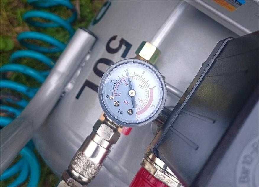 NOWY Kompresor 50L Olejowy Samochodowy Sprężarka Powietrza Mocny FV