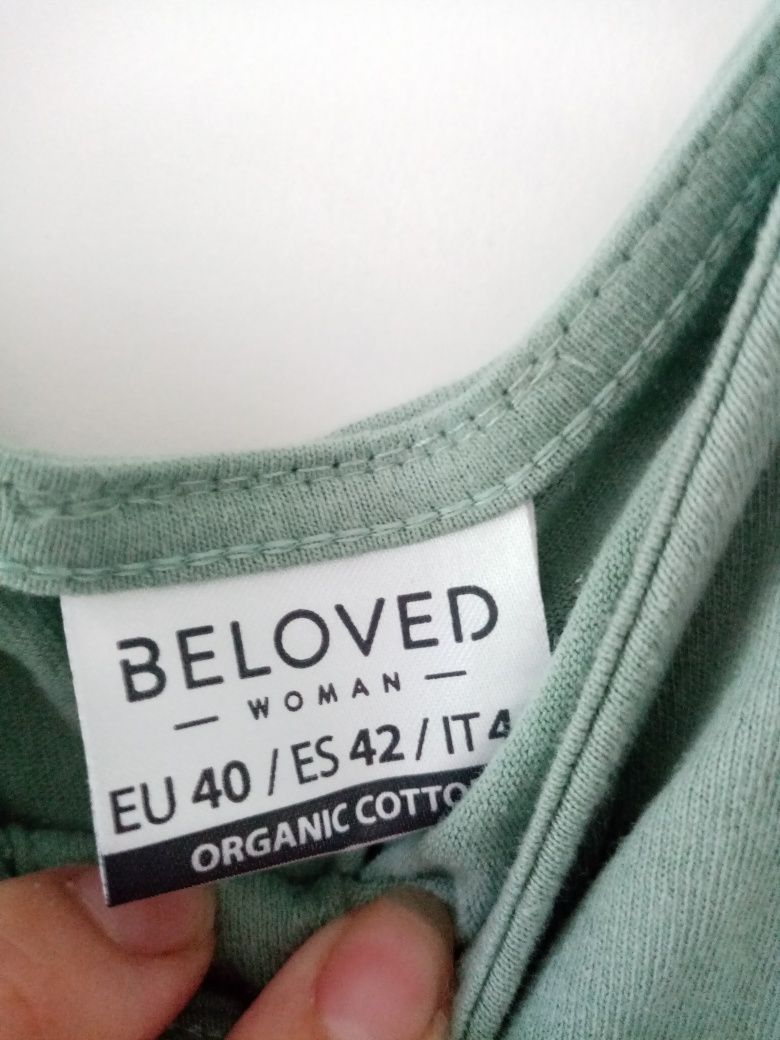 Sukienka miętowa organic cotton
