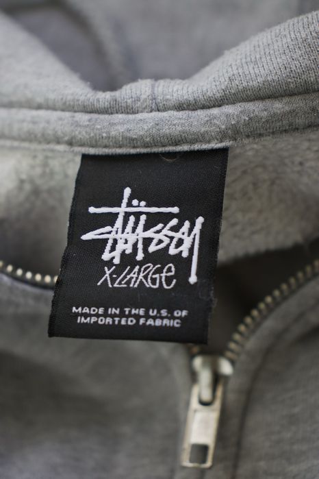 Rare Stussy 8 Ball Checker Pattern Zip Hoodie Usa