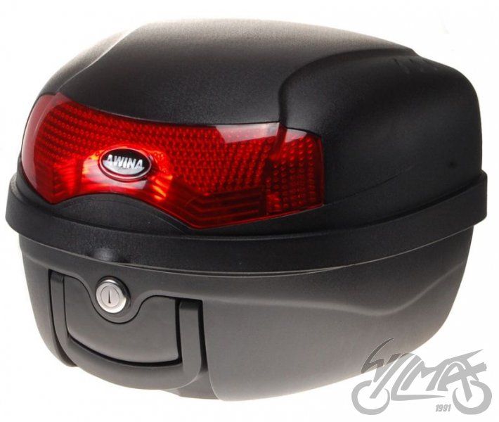 Kufer Centralny Tylny Skuter Motocykl 28L Uniwersalny 2 Płyty NOWY