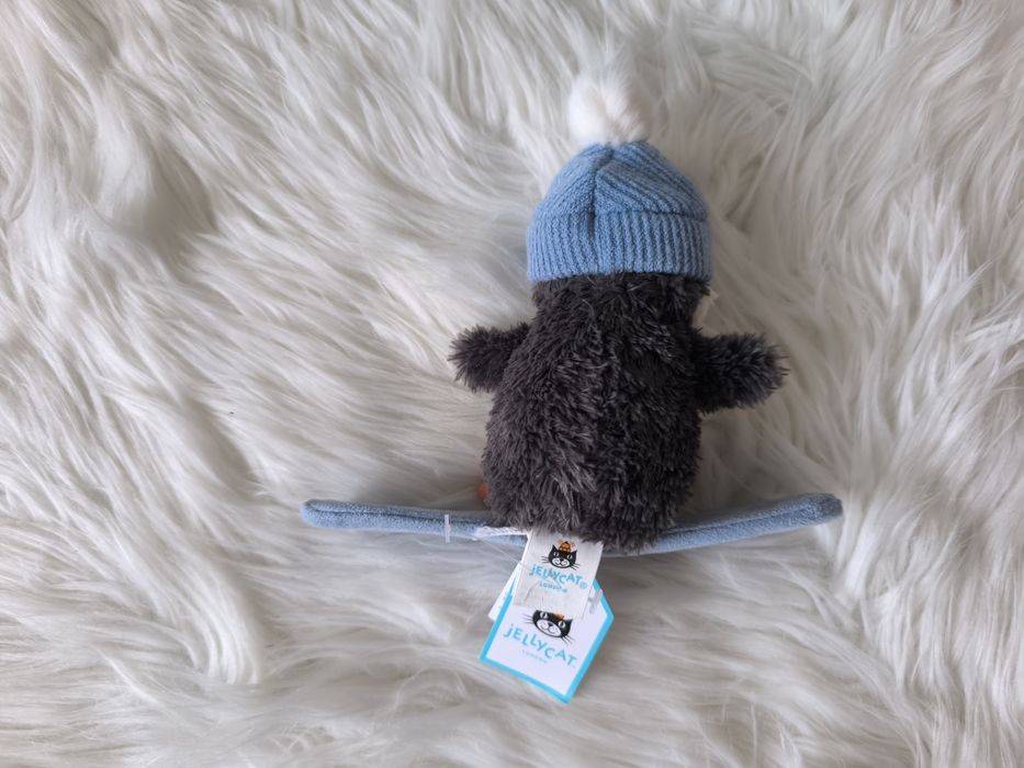 Мягка іграшка пінгвін сноубордист jellycat
