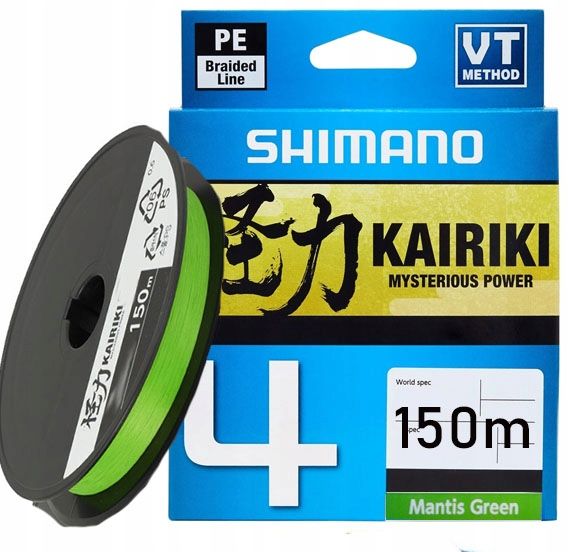 Plecionka Shimano Kairiki 4 150M 0,100Mm 3,6 Green