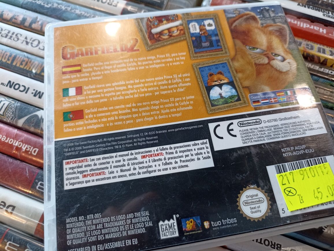Garfield 2 Nintendo DS możliwa zamiana SKLEP