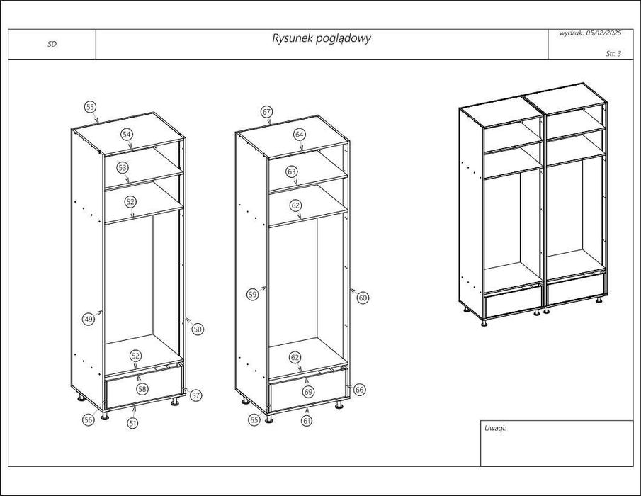 Projekty mebli 3D + Pliki CNC + Pomiar 3D Leica | TopSolid | CAD | DXF