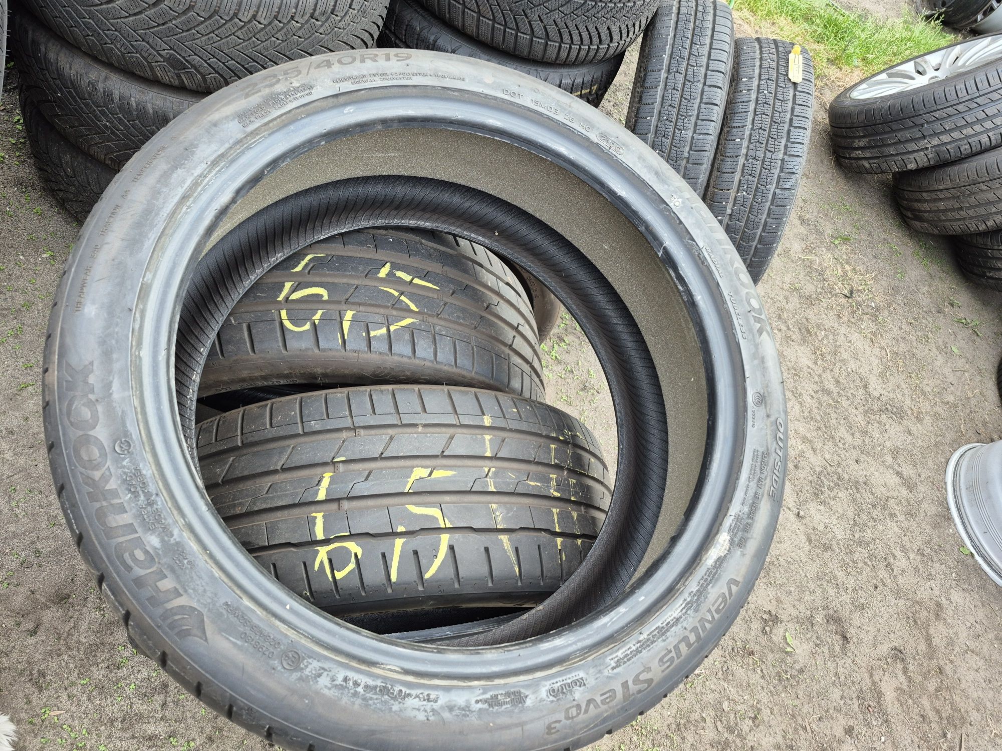 Opony letnie Hankook 235/40r19 komplet 6.5mm+Gratis