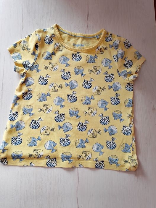 Koszulka t-shirt ryby 86 / 92 lupilu