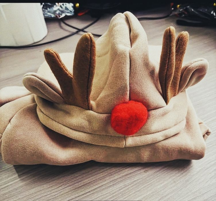 Худі-оленятко для маленьких собак та котиків