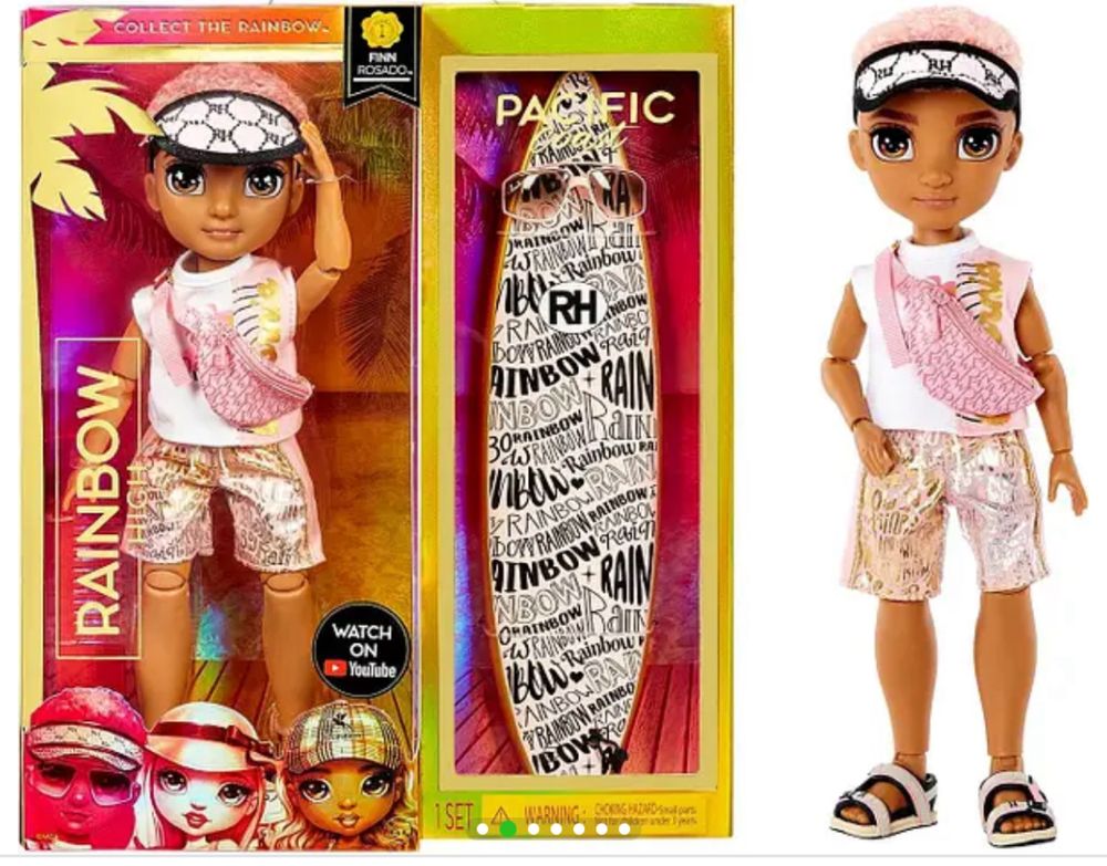 Кукла/Лялька  Rainbow High серии Pacific Coast - Финн Росадо