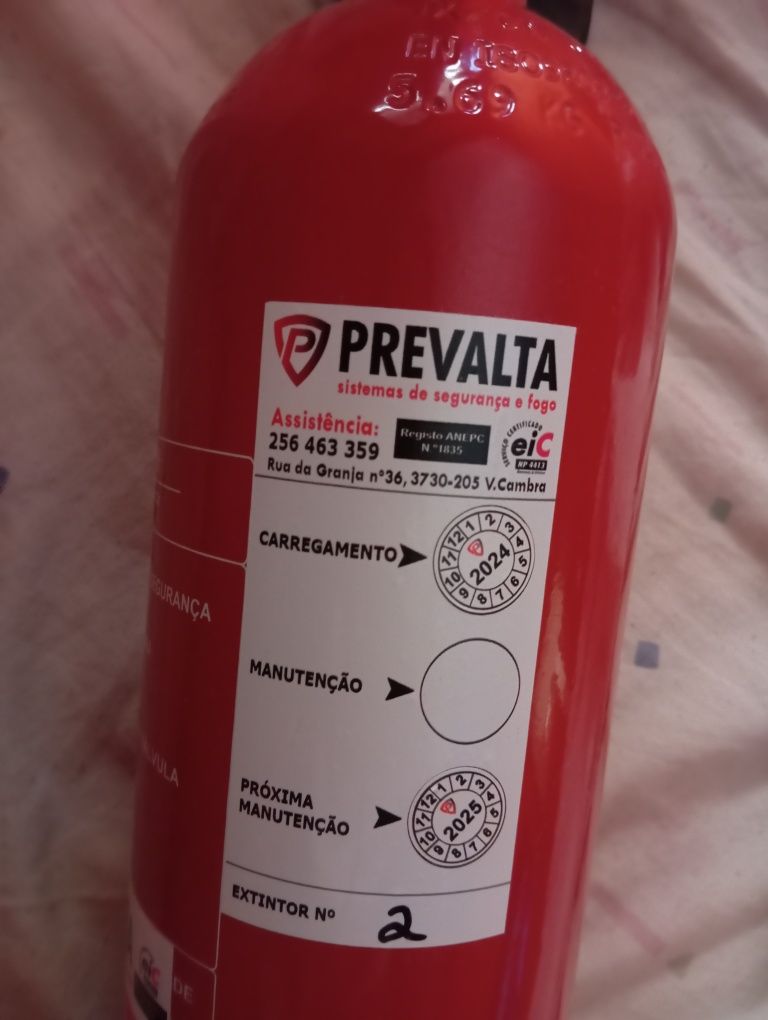 Vendo extintor Prevalta