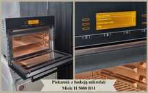 Piekarnik 2w1. Piekarnik z funkcją mikrofali Miele H 5080 BM, poj 49L