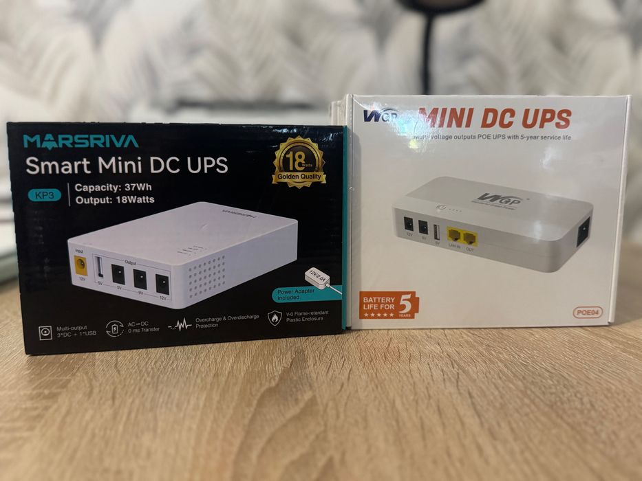 UPS power bank для роутера/відеокамер 5/9/12 вольт