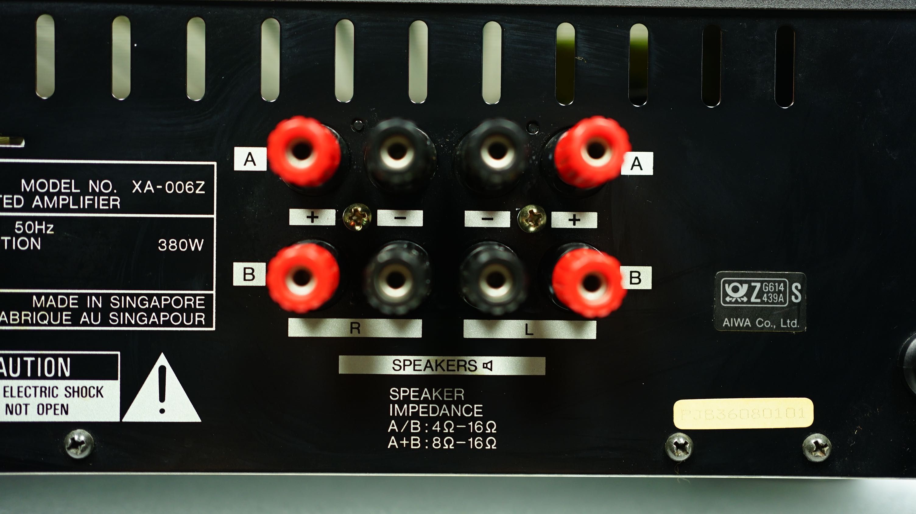 Wzmacniacz AIWA AX-006 Solidny sprzęt kasy Średniej wyższej * PHONO *