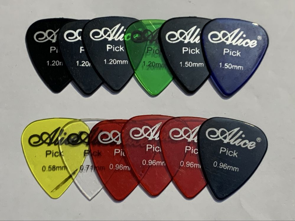 Медіатори Alice Pick Clear (глянцеві, 10 шт)