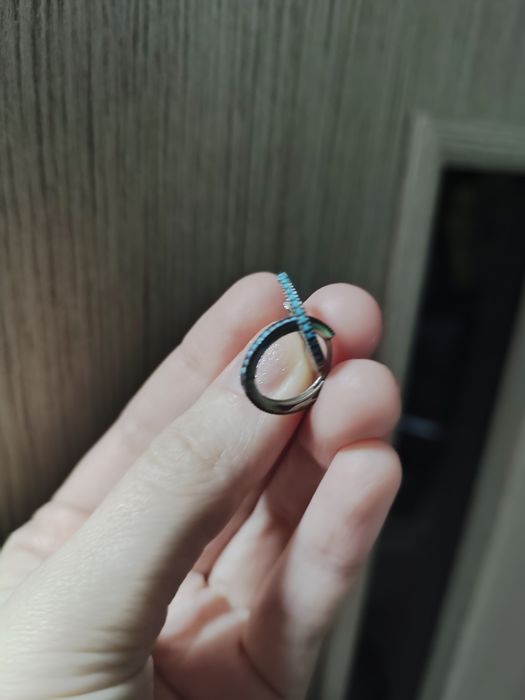 Серьги  с бирюзой