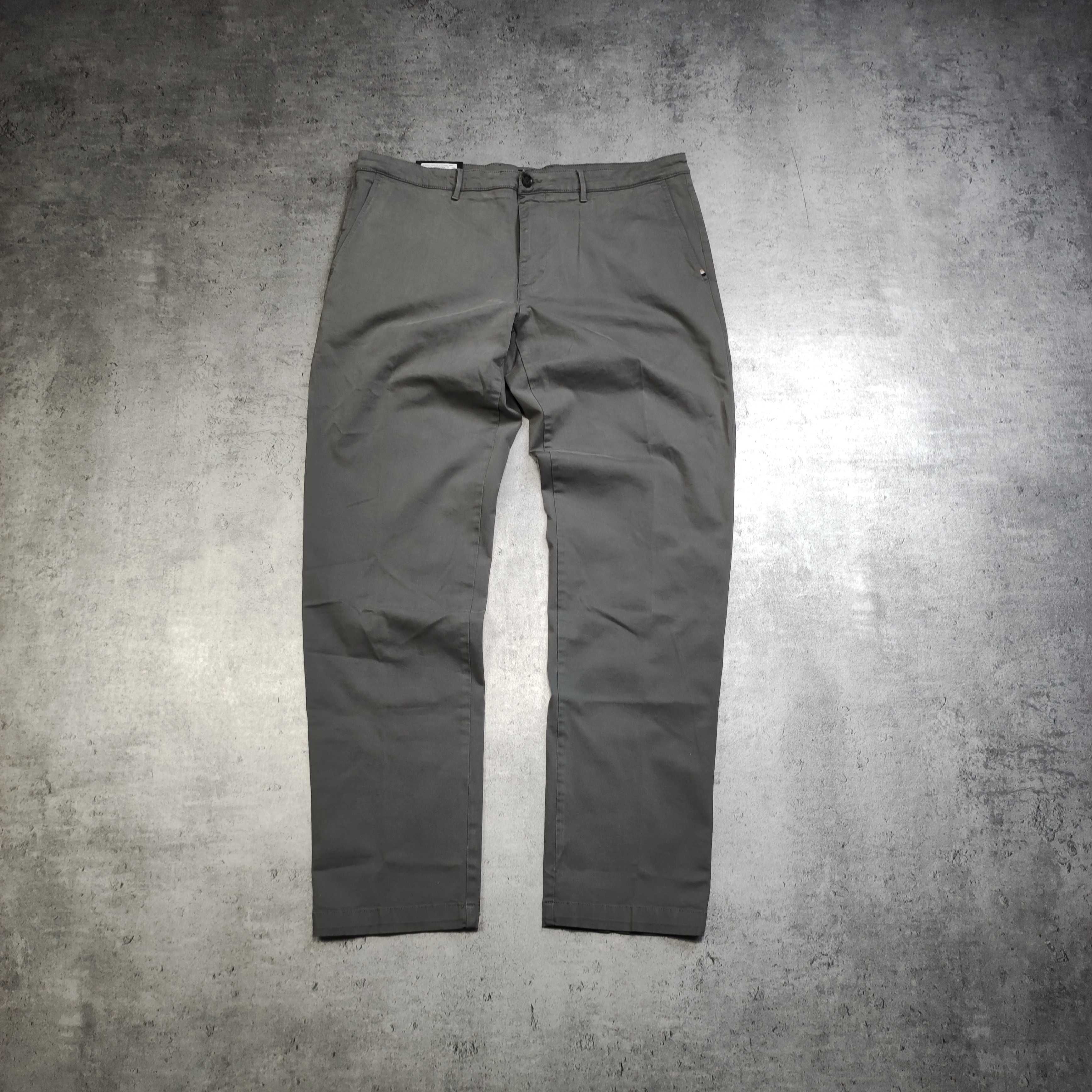 MĘSKIE PREMUIM Spodnie Eleganckie Nowe Hugo BOSS Chino Proste Bawełna