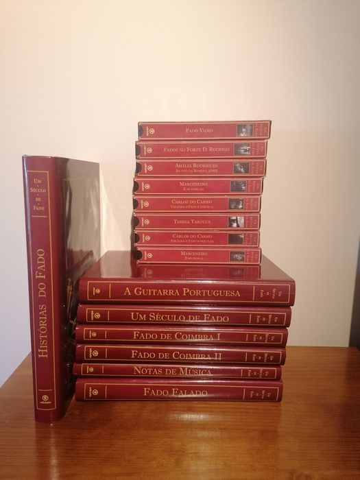 Coleção um século de fado - 33 cds, 7 Livros e 8 Cassetes