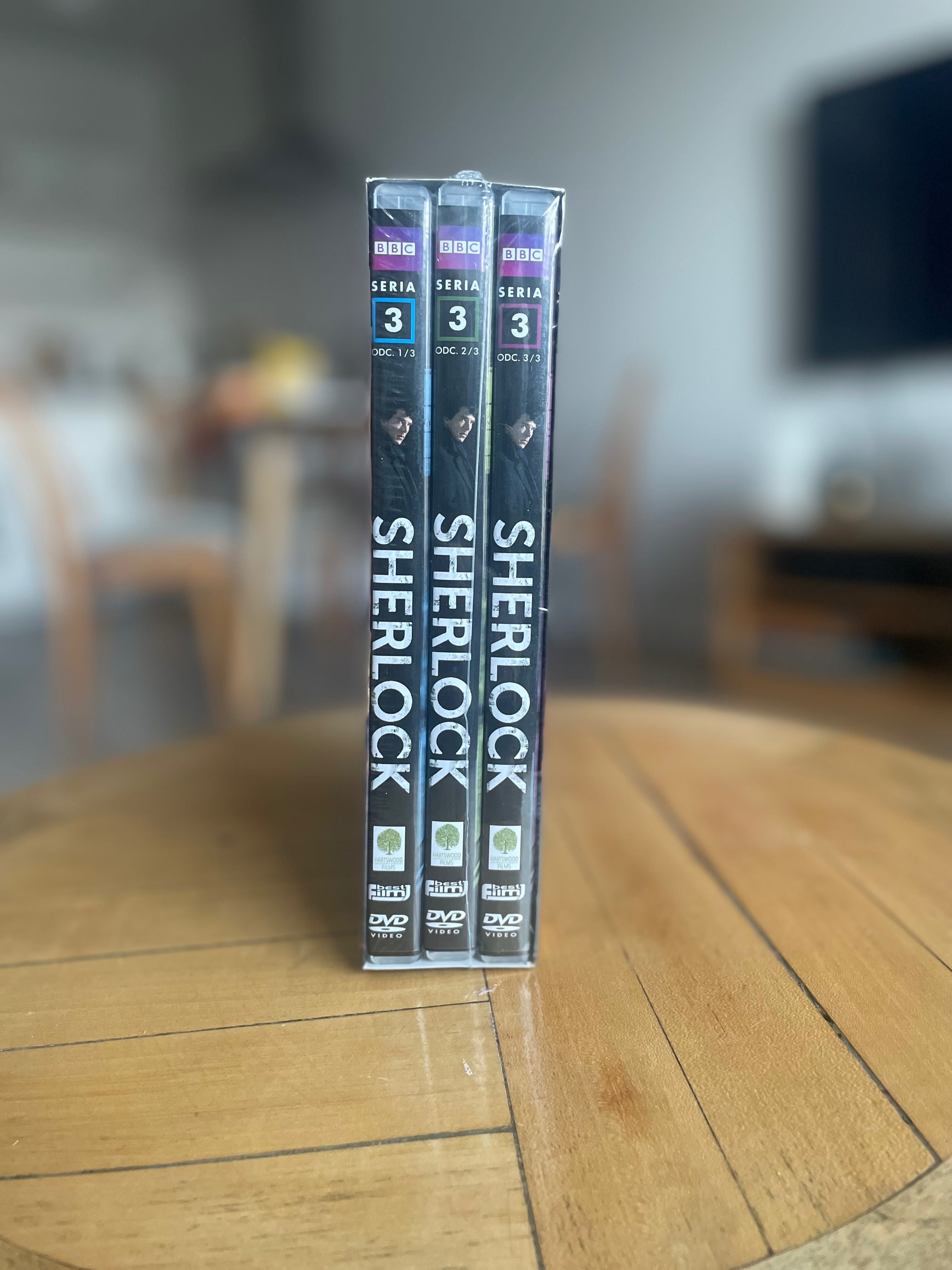 Sherlock Seria 3 BBC 3xDVD Folia