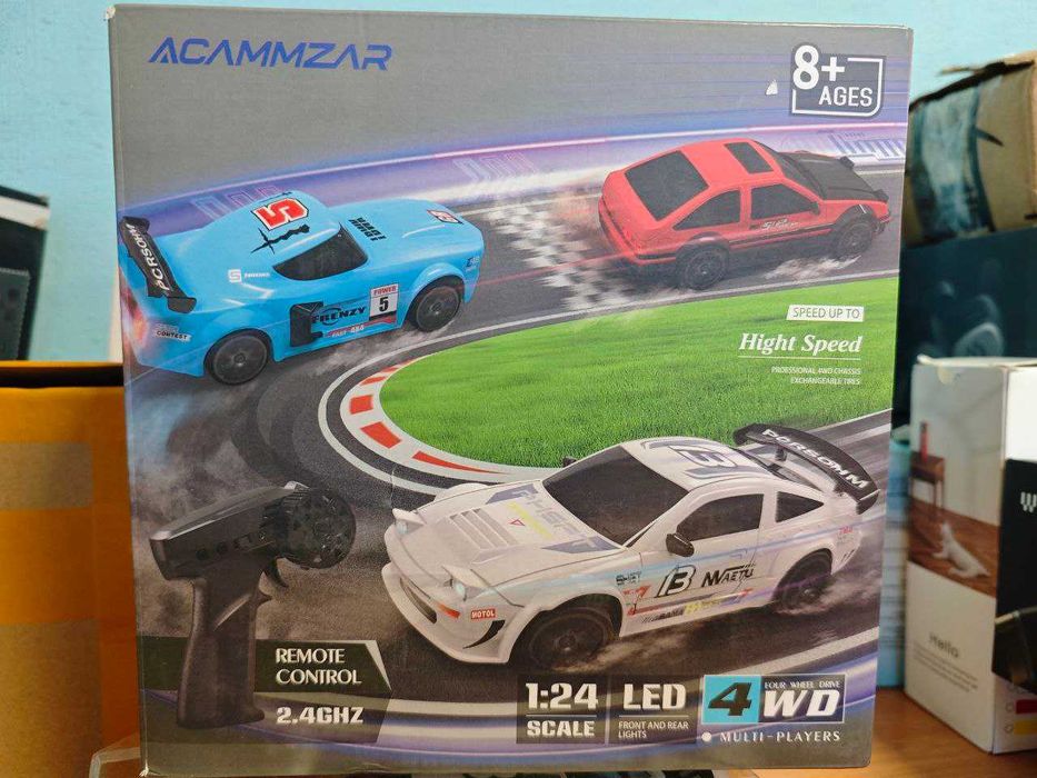 Радіокерована спортивна дрифт автівка ACAMMZAR 1:24 RC 20KM/H 4WD