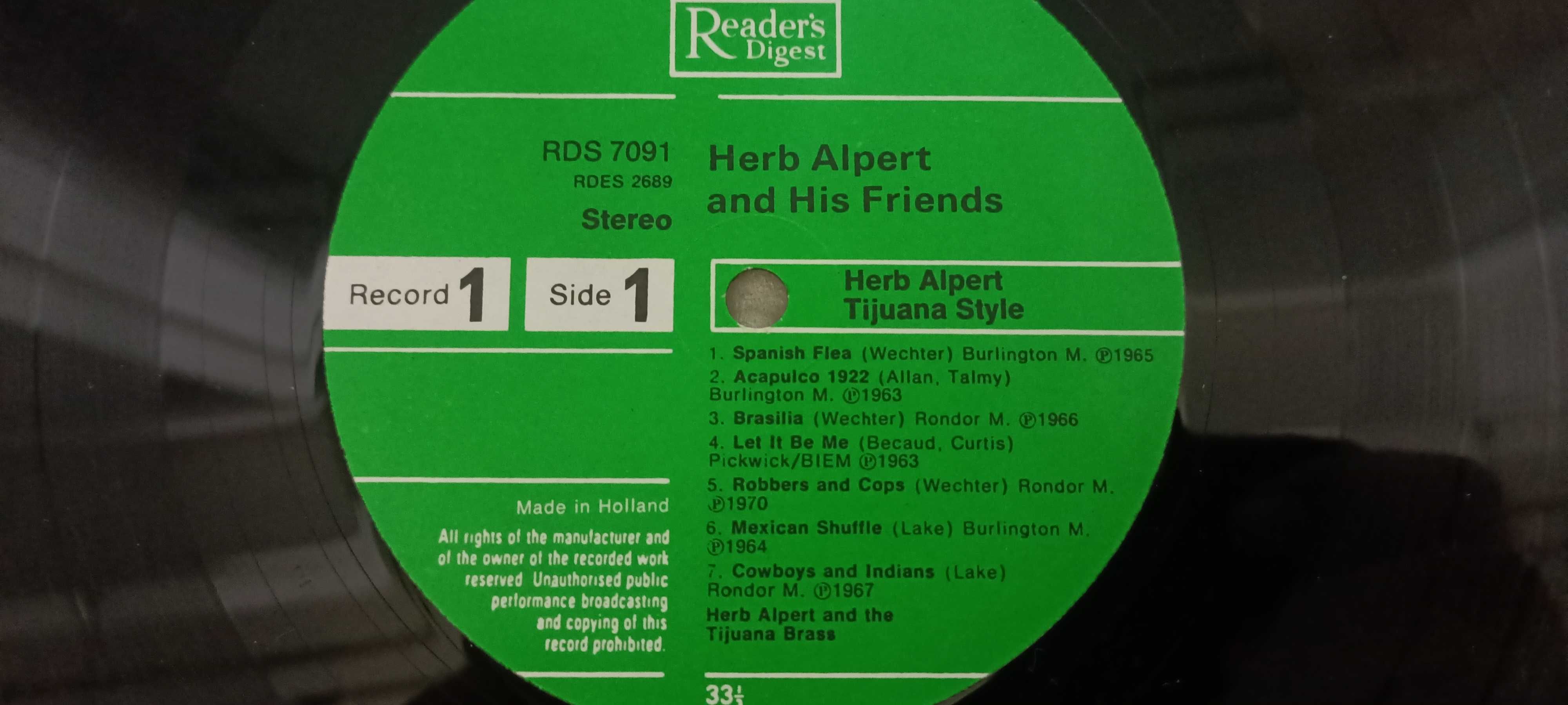 Пластинка Herb Alpert