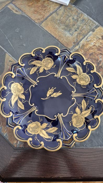 Patera  porcelanowa Ilmenau Graf von Hanneberg