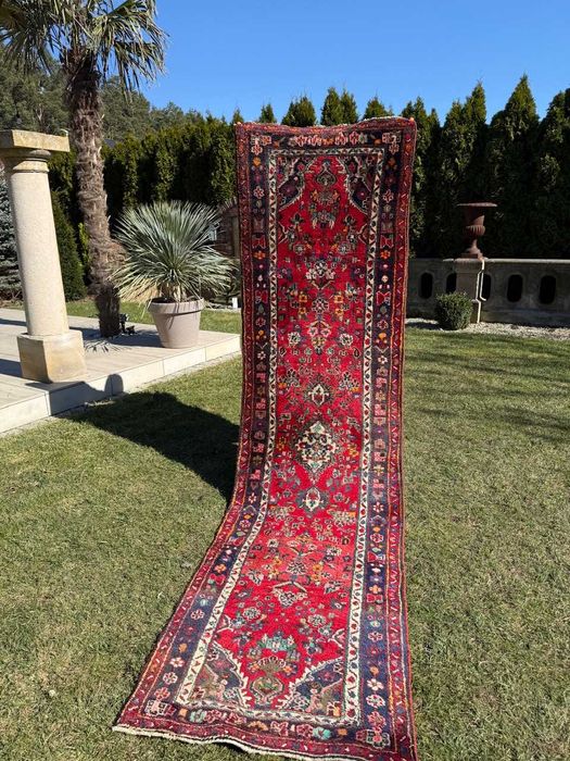 Chodnik wełniany dywan perski Iran Lilian Hamadan 320x86 galeria 8 tys