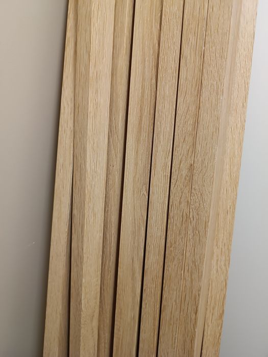 Lamele scienne 13 sztuk + listwy czarne