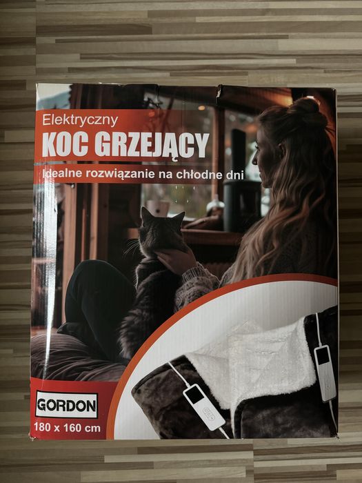 Nowy koc elektryczny GORDON 180 x 160 cm