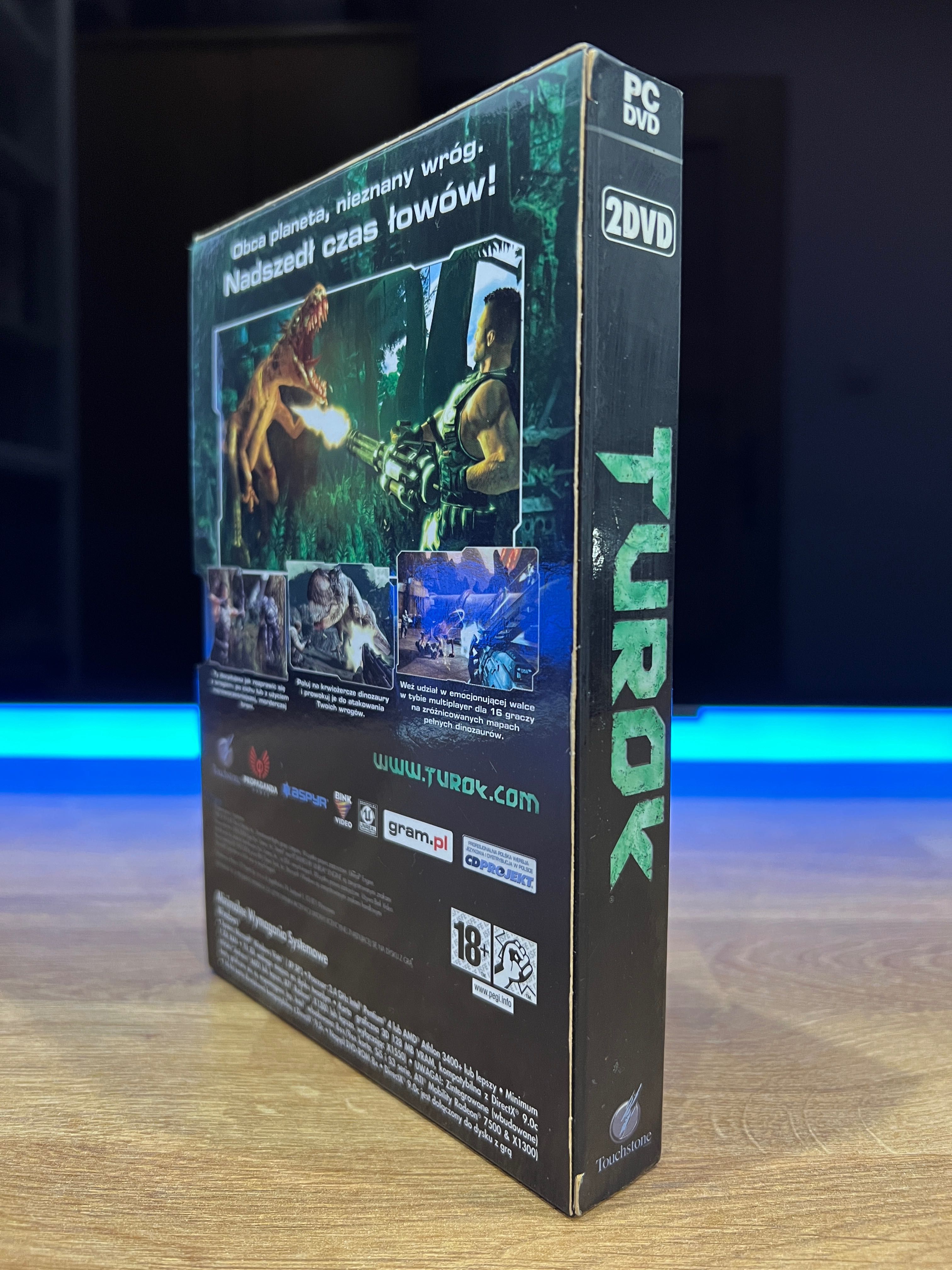 Turok gra (PC PL 2008) slipcase BOX kompletne premierowe wydanie