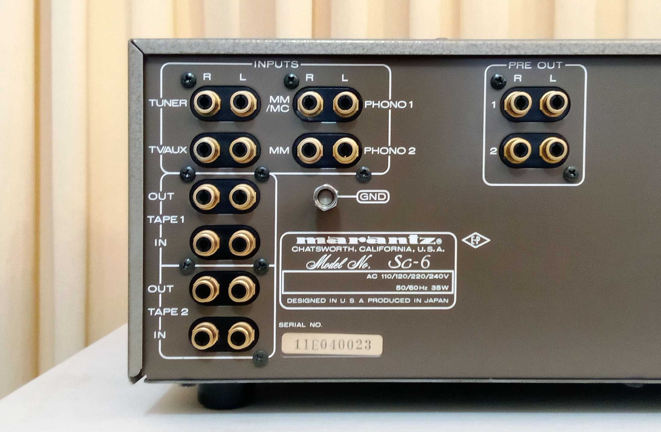 Pré-amplificador - Marantz - Esotec series SG-6