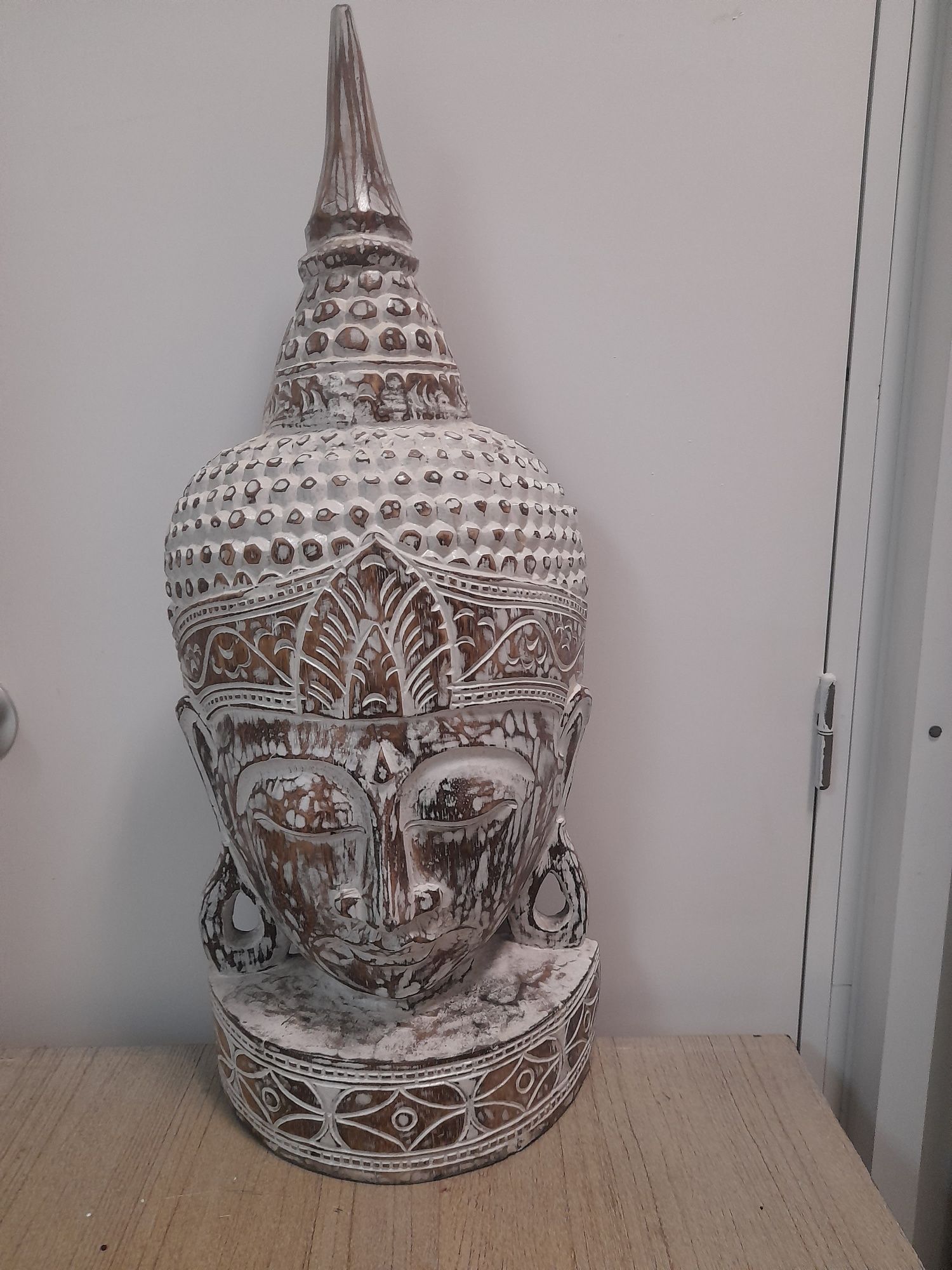 Cabeça de Buda, de parede, com 75cm