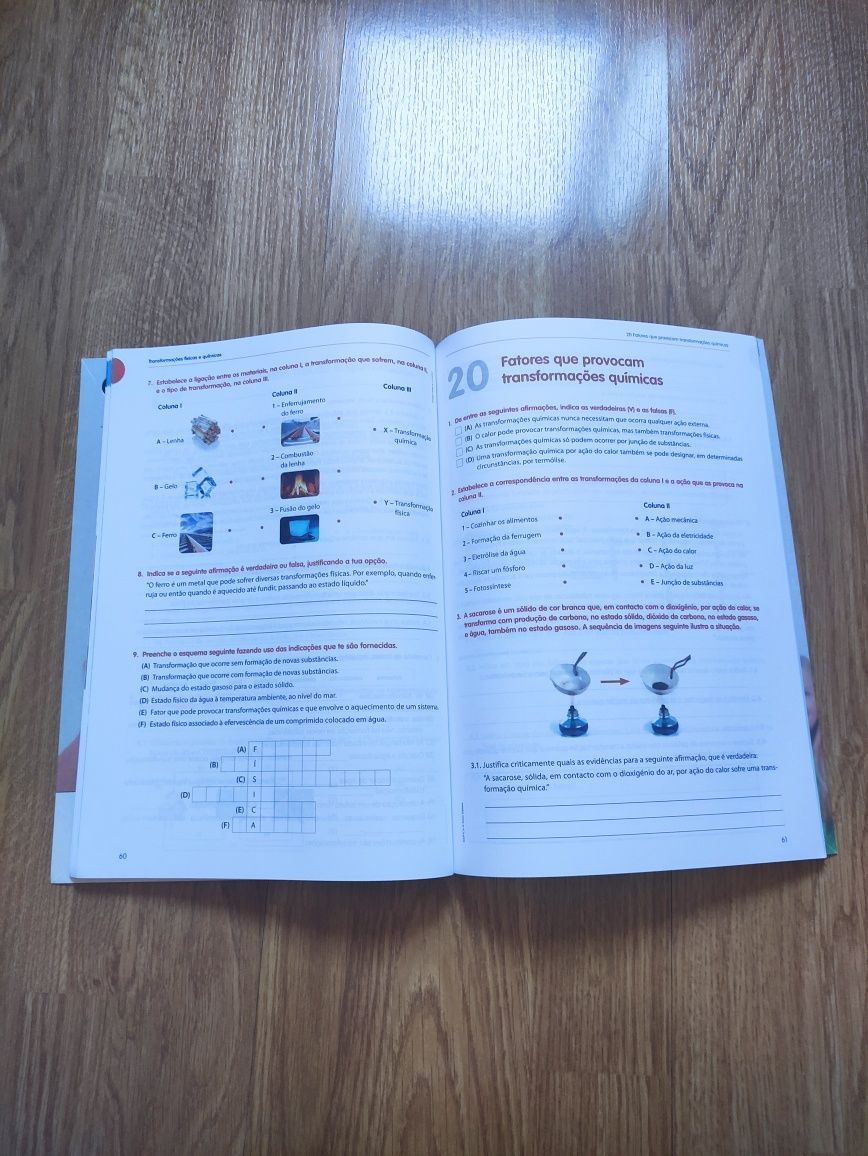 Físico- Química 7° ano- Caderno de Atividades "Explora"- Porto Editora