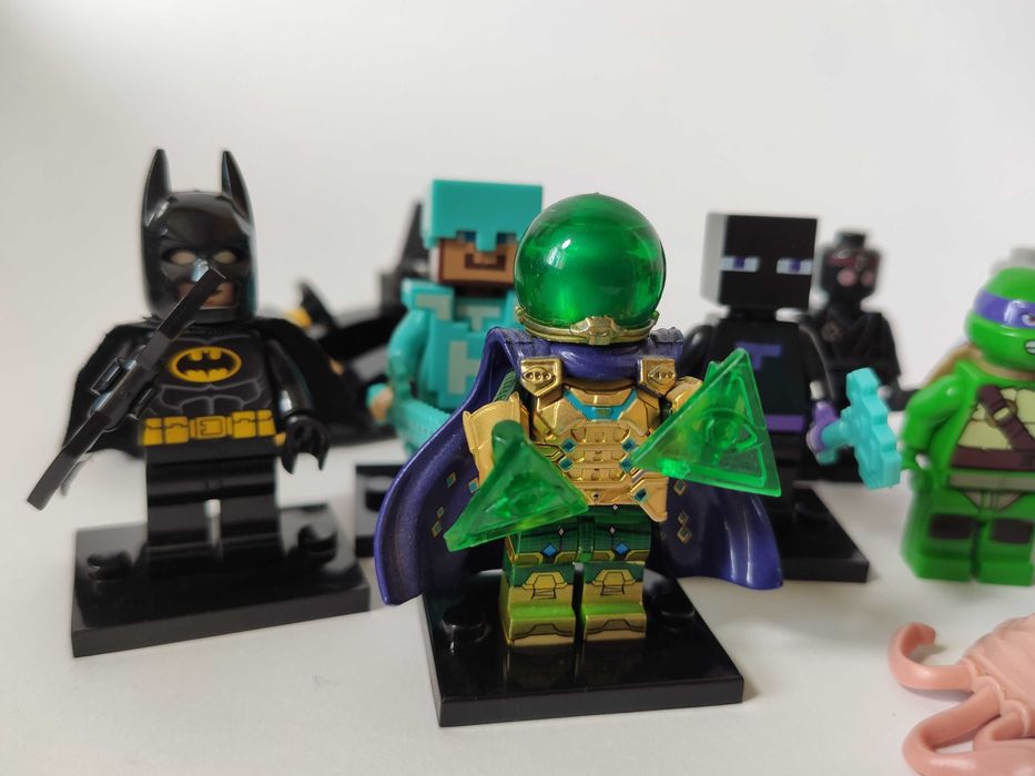 Минифигурки лего Nexo Knights Minecraft Batman Marvel Черепашки ниндзя