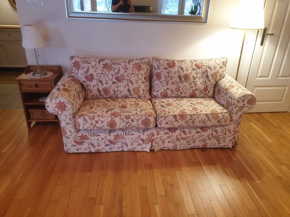 Komplet wypoczynkowy sofa 2 osobowa +fotel