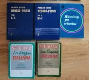 Zestaw książek do nauki języka włoskiego