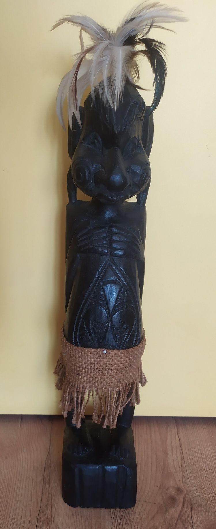 Rzeźba figurka drewniana na afrykański styl