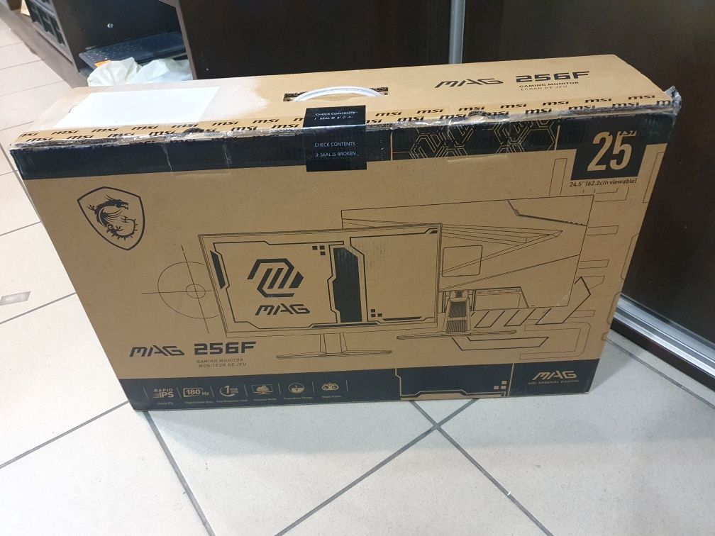 Monitor LED MSI MAG 256F 24,5 " 1920 x 1080 px IPS / PLS