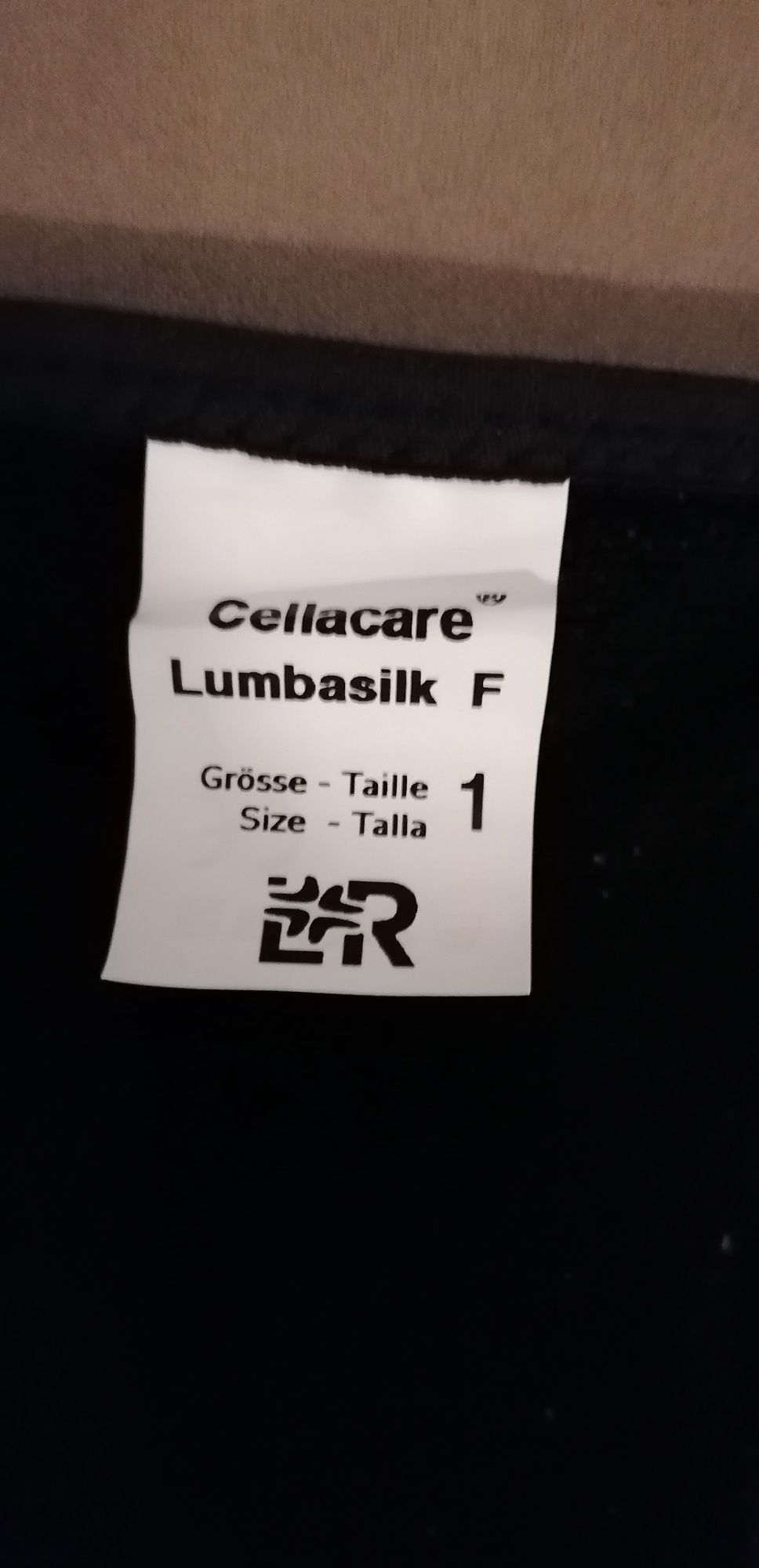 Pas lędźwiowy Cellarcare  lumbasilk F pas orteza  na kręgosłup