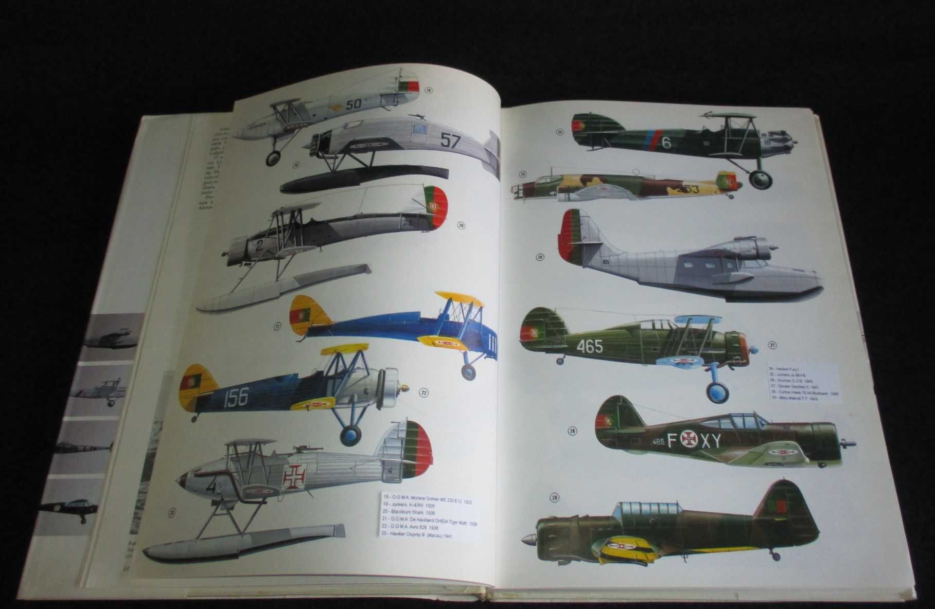 Livro Os Aviões da Cruz de Cristo 75 anos Aviação Militar em Portugal
