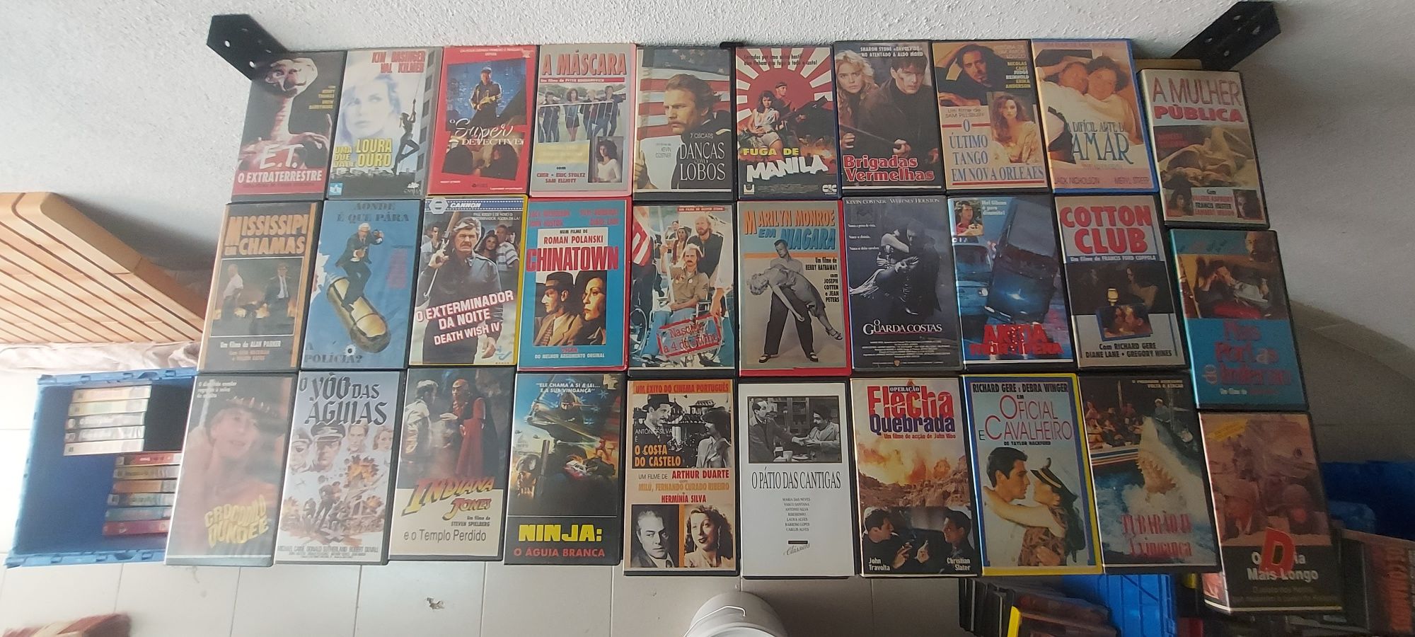 Cassetes VHS Filme Antigos